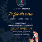 Post informatif invitation à fêter la fête de mères